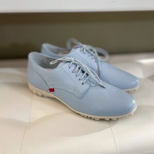 Marc Joseph New York Pacific Golf Women’s Leather Oxford Shoes Blue Size 5